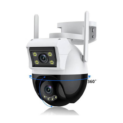 Camara IP Domo Exterior Doble Lente
