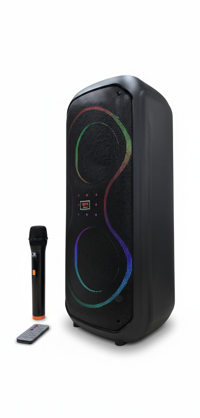 Parlante Bluetooth 2 x 8" 600w