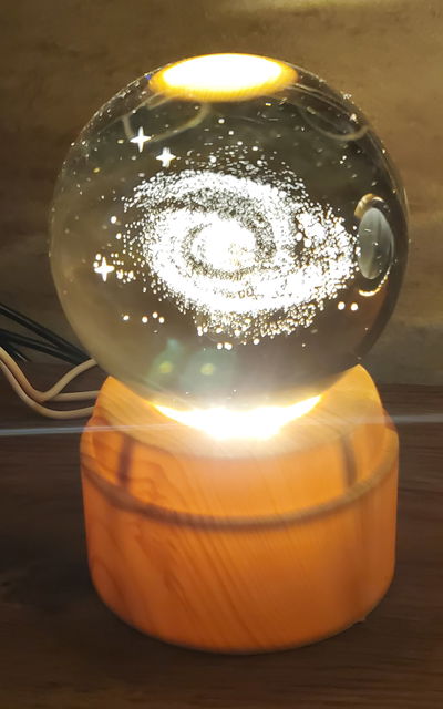 Esfera Cristal Decorativa Fija