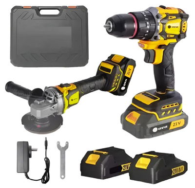 Kit Taladro + Amoladora Angular