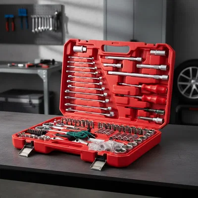 Juego Llaves Tubo Y Combinadas 121 Piezas Kit Herramientas
