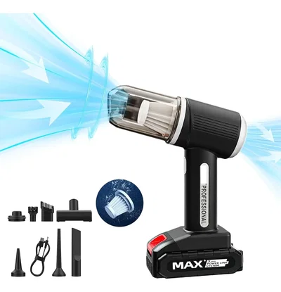 Aspiradora Sopladora Inalambrica 12V De Mano Recargable 4 En 1