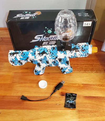 Pistola Juguete Ametralladora Hidrogel – Recargable USB