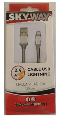 Cable Carga USB Iph METAL