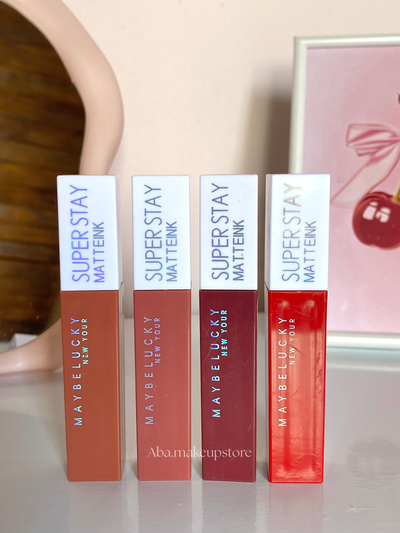 Labiales matte Súper Stay (Dupe Maybelline)