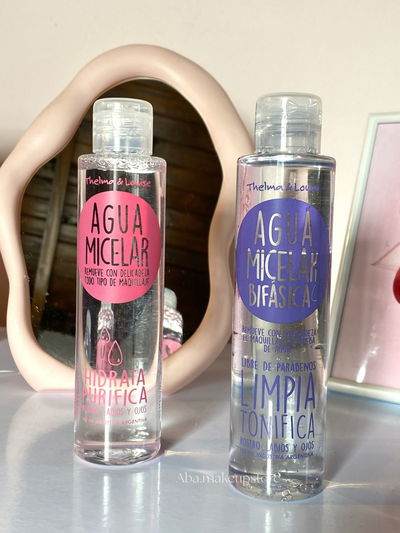 Agua micelar Clasica y bifasica