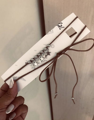 Choker/ Lazo Marrón 