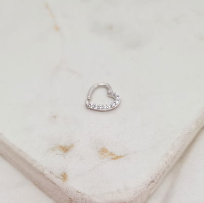 Piercing Corazon Con Strass
