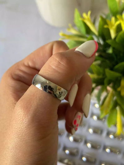 Anillo tipo alianza de Acero Quirúrgico