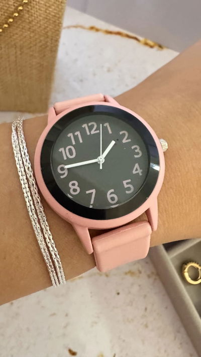 Reloj rosa