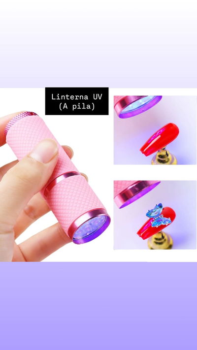 Linterna UV a pilas