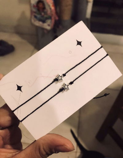 Pulsera para compartir.