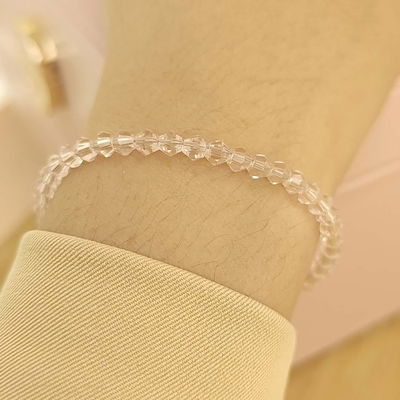 Pulsera cristal rosa.