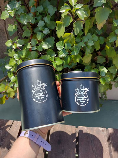 Yerbera y azucarera latas