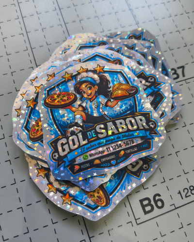 Sticker Holográfico 4x4