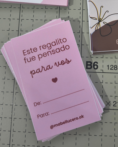 Tag 8x5 Simple faz - Papel mate 180gr