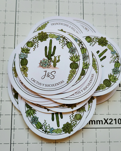 Stickers 9x9 - Común Packaging