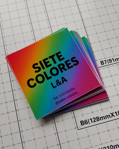 Tarjetón 10x10 - Papel mate 180gr