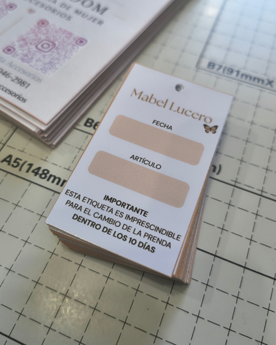 Tag 4x7 Simple faz - Papel mate 180gr