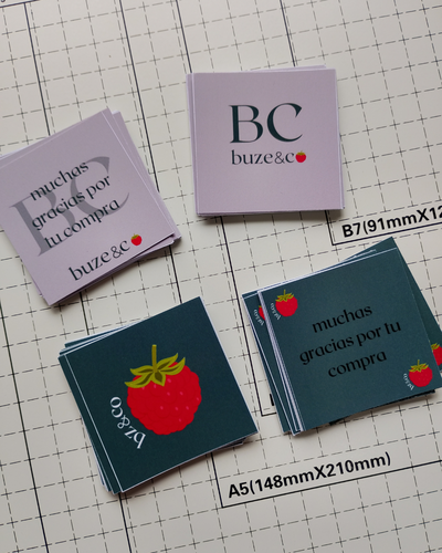 Tag 5x5 Simple faz - Papel mate 180gr