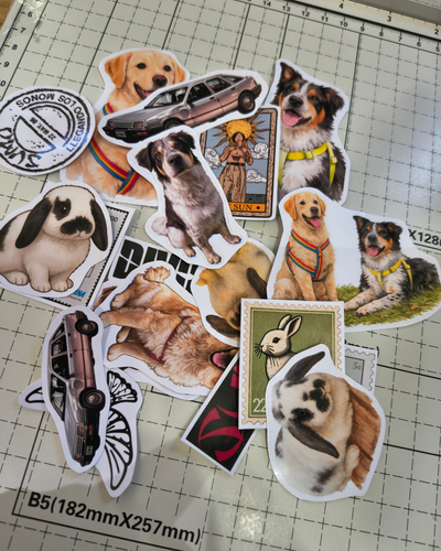 Stickers 8x8 - Común Packaging