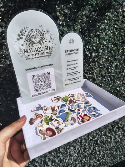 Expositor para Tatuajes Temporales