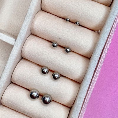 Aros Greys plateado