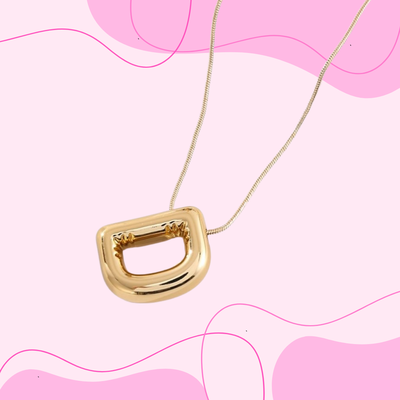 Collares con dije de iniciales