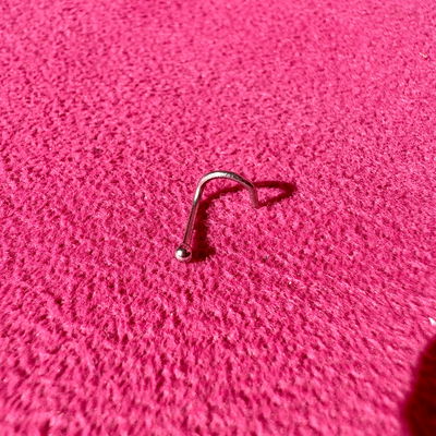 Piercing bolita acero