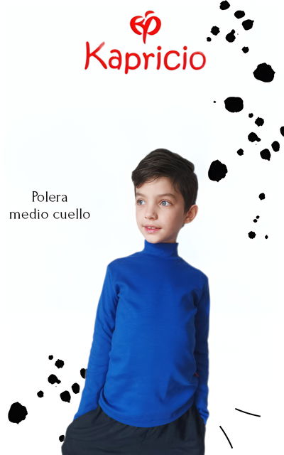 Media polera unisex 