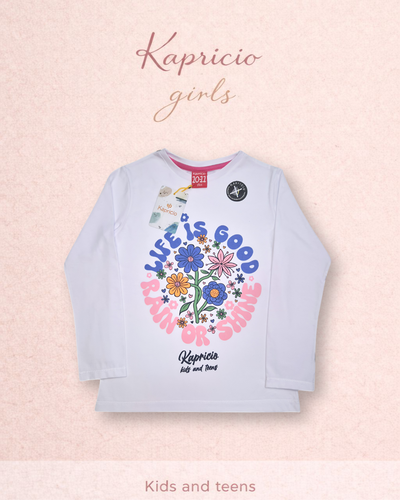 Remera M/L Nena teens talle 8 al 18 