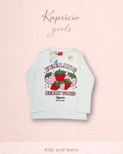 Remera M/L Nena teens 10 al 18 