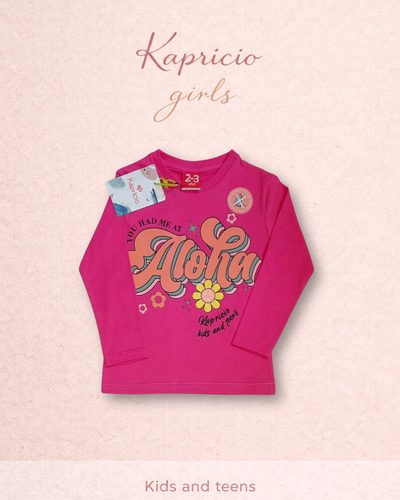 Remera M/L Nena kids 1 al 8