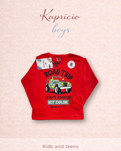 Remera M/L Nene kids 1 al 8