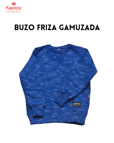 Buzo friza gamuzada 