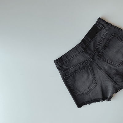 Short de jean gris (38)