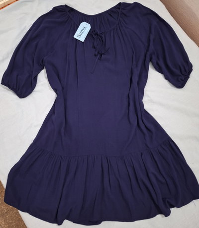 Vestido rayón amplio
