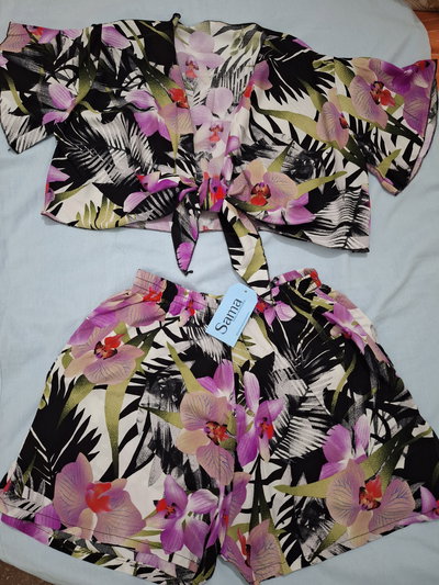 Conjunto Set de kimono corto y short