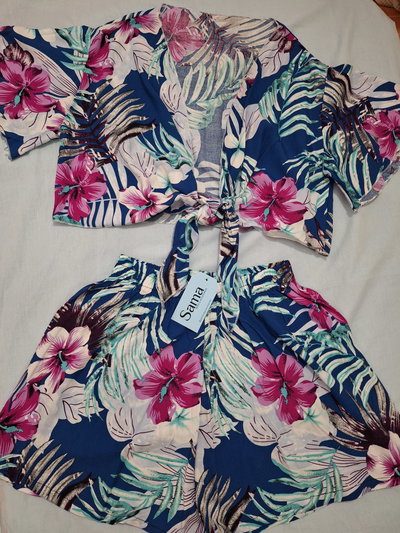 Conjunto Set de kimono corto y short
