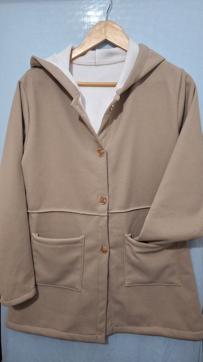 Tapado/saco con piel talle único