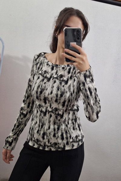 Remera de morley de algodón