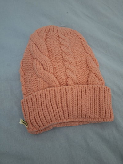 Gorro de lana con piel