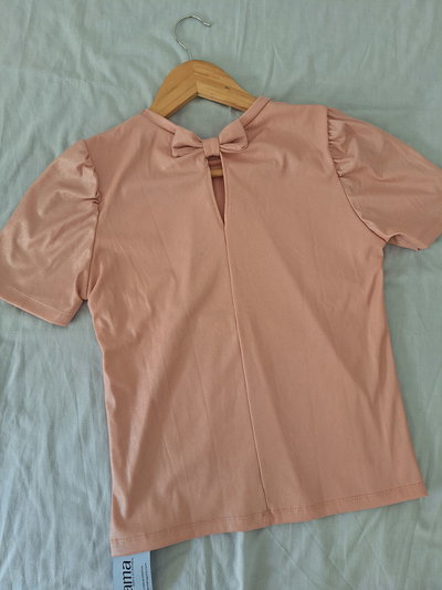 Remera Mura *Rosa brilloso*