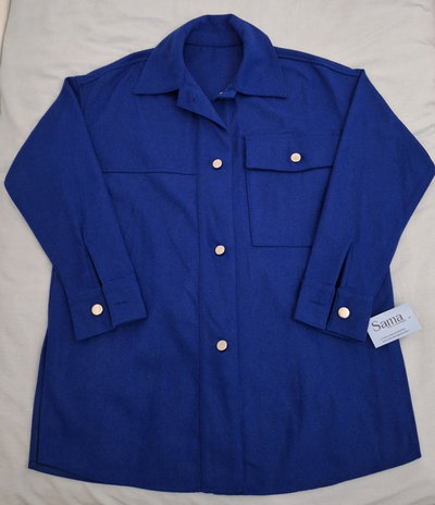 Camisaco de paño *Azul*