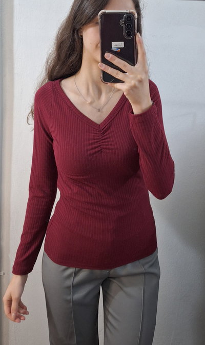 Remera Clover *Bordo*