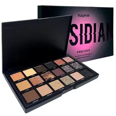 Paleta de Sombras Precious Obsidian Ruby Rose