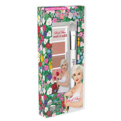 Set de Sombras Marilyn Monroe Wet n Wild con Brocha n Wild 