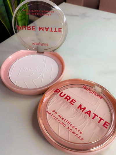 Polvo Compacto Traslúcido Pure Matte Ruby Rose