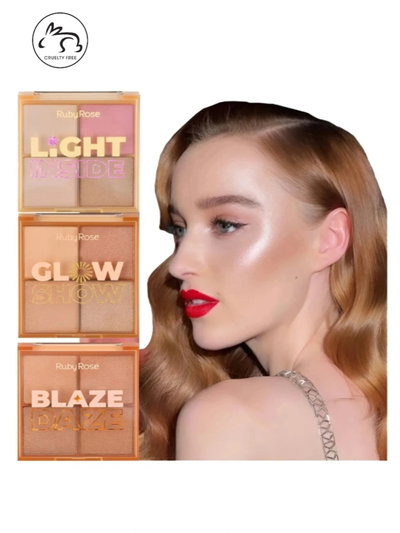 Paleta de Iluminadores Glow Ruby Rose