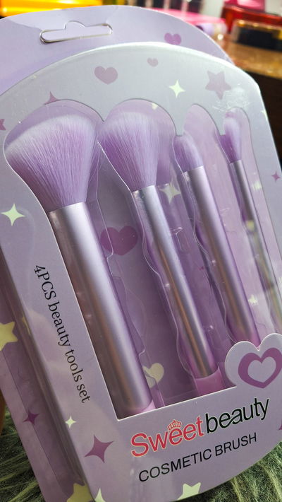 Set de 4 brochas de maquillaje 